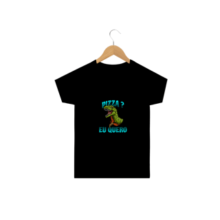 Nome do produto Camiseta Infantil T-Rex Amigável - Estilo Street Wear Jurássico para Pequenos Aventureiros