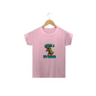 Nome do produto Camiseta Infantil T-Rex Amigável - Estilo Street Wear Jurássico para Pequenos Aventureiros