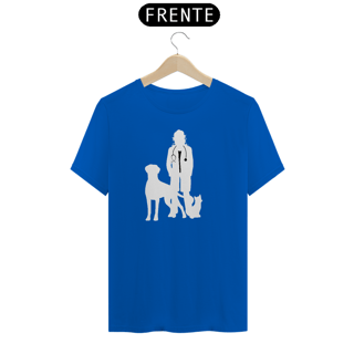 Nome do produto Camiseta Veterinária Cão e Gato Escura