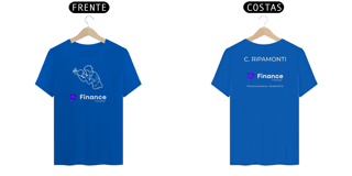Nome do produto Camiseta Personalizada Finance Color