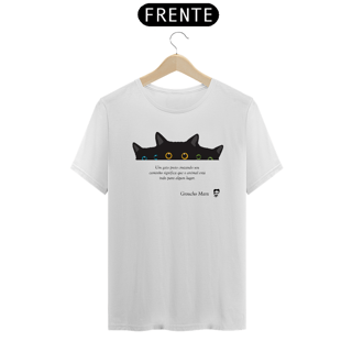 Nome do produto Camiseta Frases - Groucho Marx Gato Preto