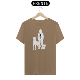 Nome do produto Camiseta Veterinária Cão e Gato Escura