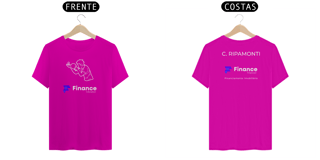 Nome do produto Camiseta Personalizada Finance Color