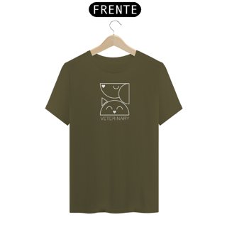 Nome do produto Camiseta Veterinária Cão Gato Estilizada Escura