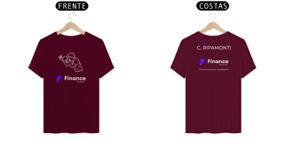Nome do produto Camiseta Personalizada Finance Color