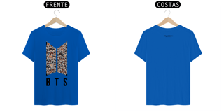Nome do produto BTS Stickers | Camiseta Colorida