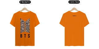 Nome do produto BTS Stickers | Camiseta Colorida