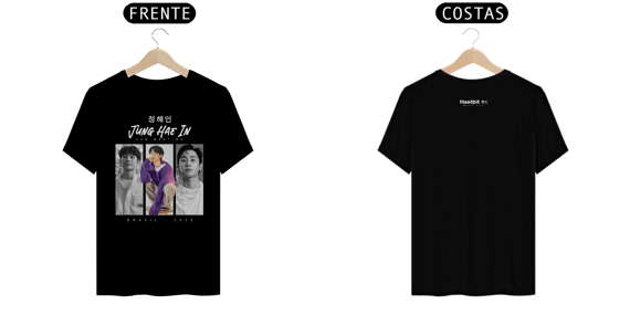 JUNG HAE IN - Brasil 2025 | Camiseta Preta