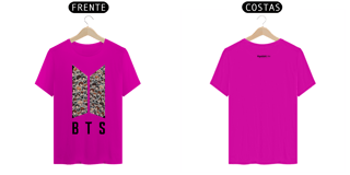 Nome do produto BTS Stickers | Camiseta Colorida