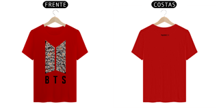 Nome do produto BTS Stickers | Camiseta Colorida