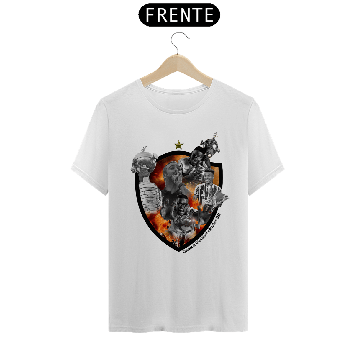 Nome do produto: Camisa Escudo Botafogo Campeão 2024
