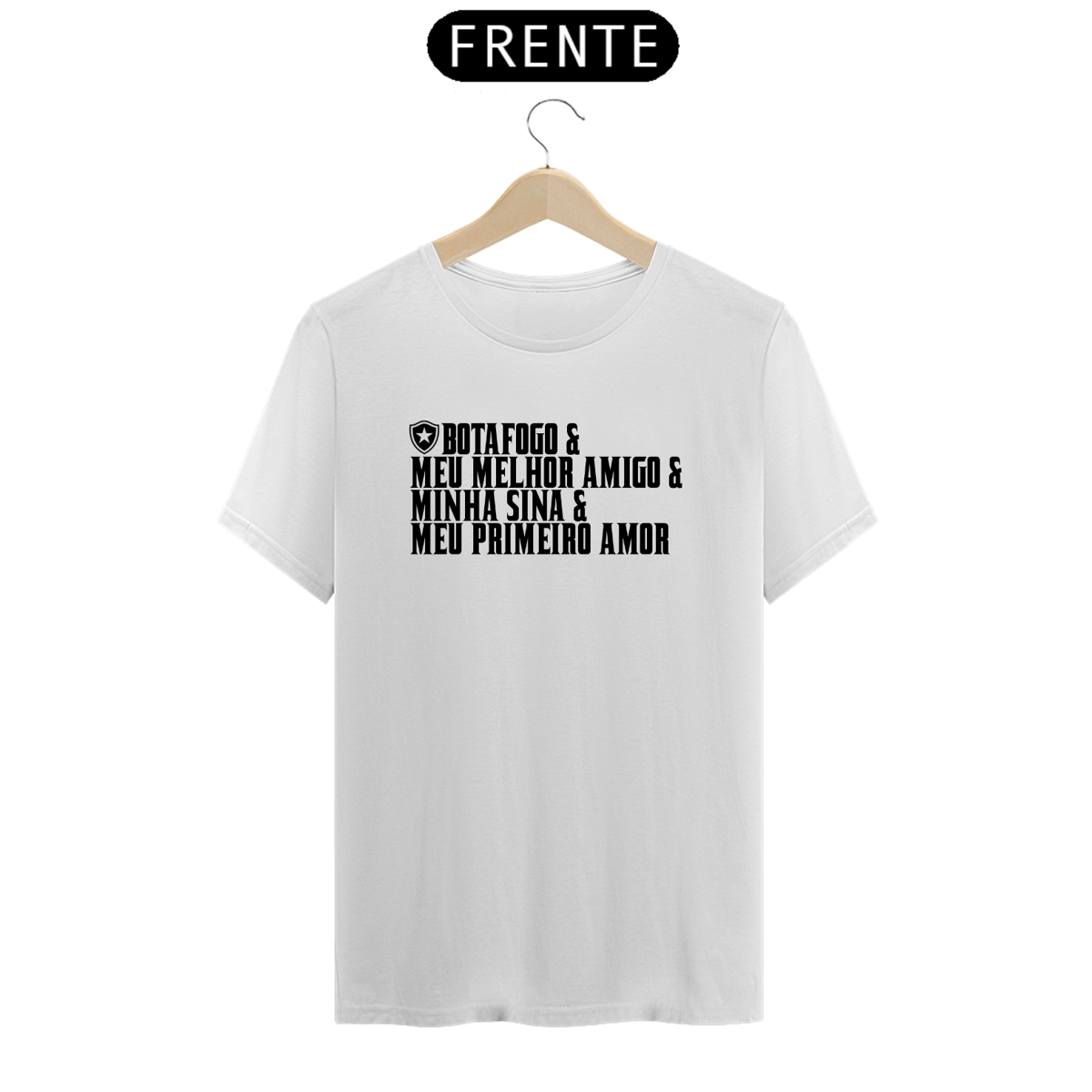 Nome do produto: Camisa Botafogo é Meu Melhor Amigo