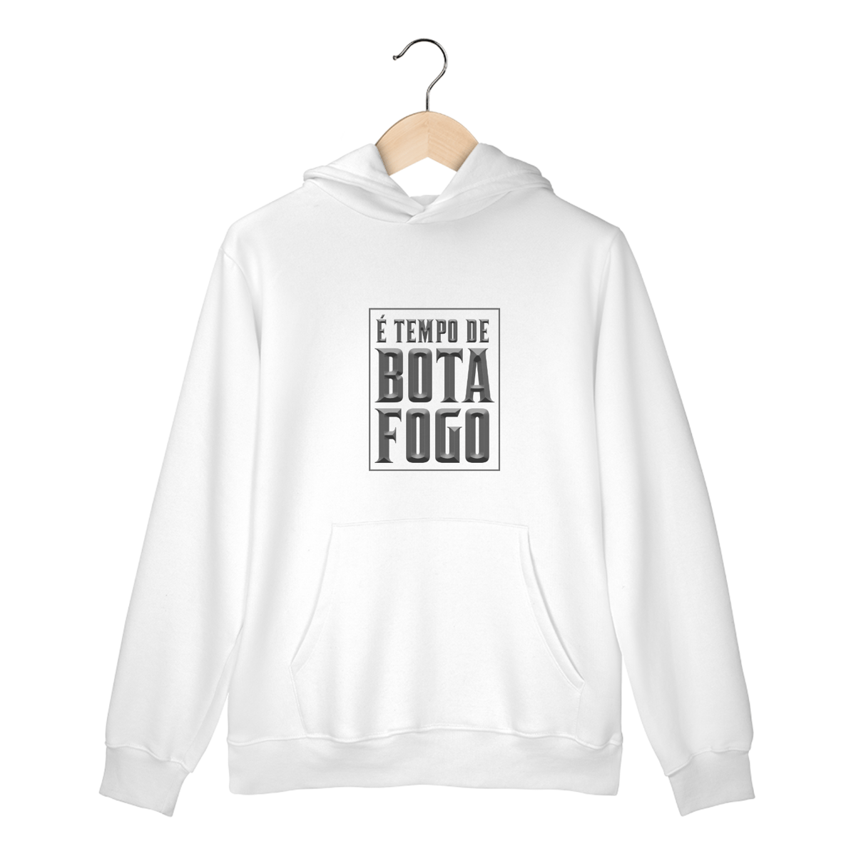 Nome do produto: Moletom É Tempo de Botafogo