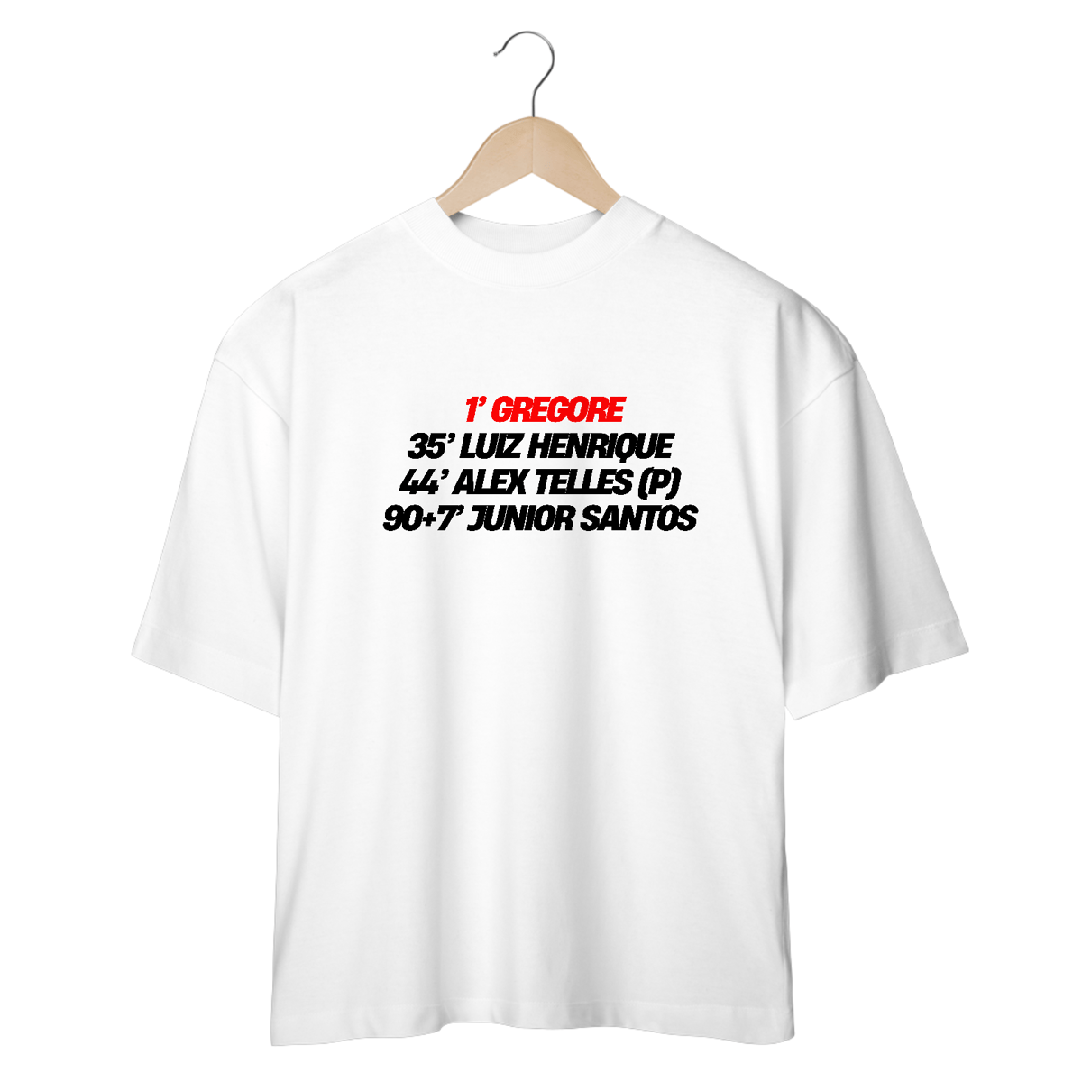 Nome do produto: Oversized Tempo Libertadores