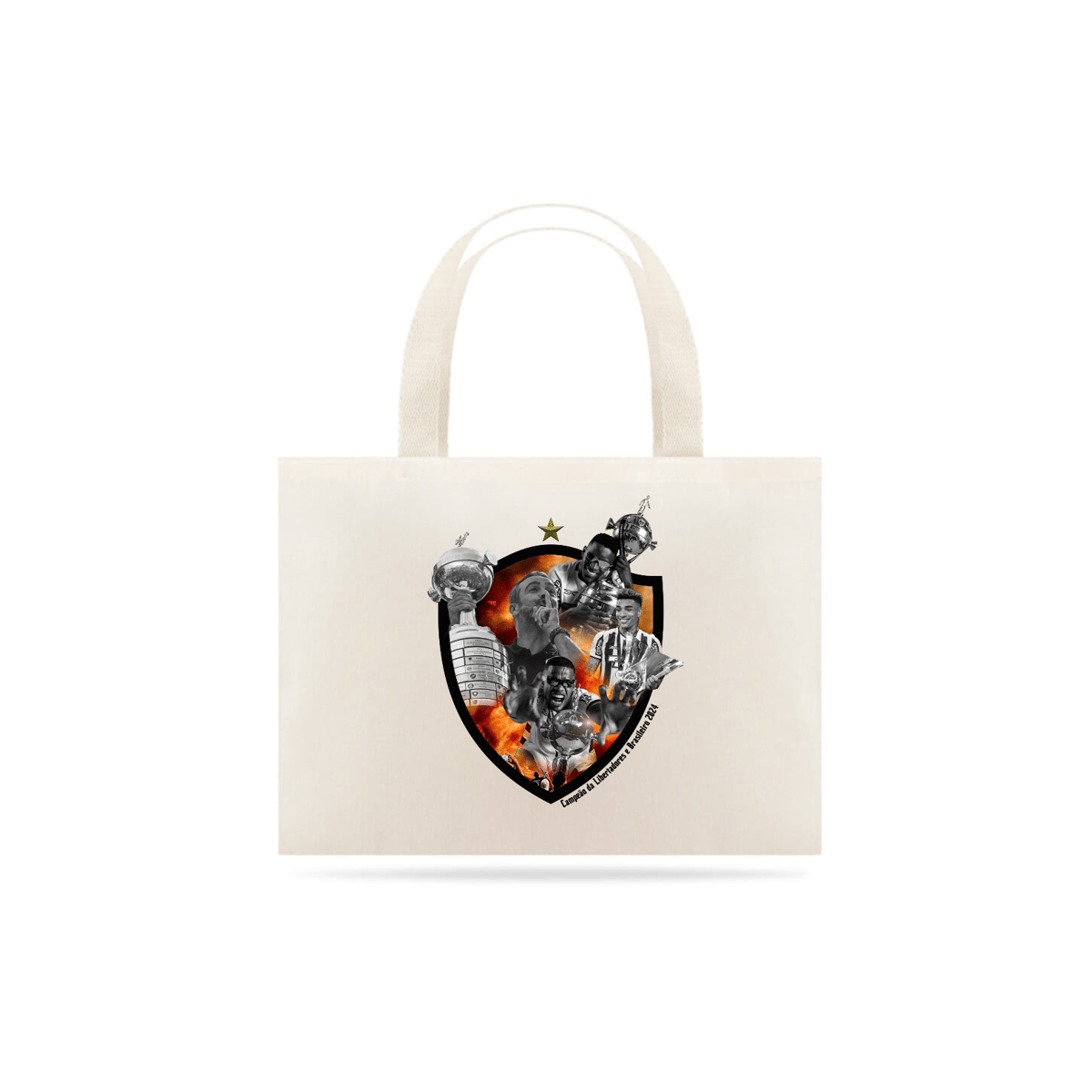 Nome do produto: Ecobag Escudo Botafogo Campeão 2024