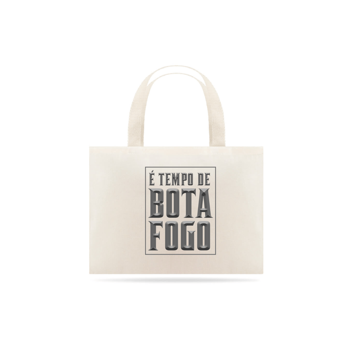 Nome do produto: Ecobag É Tempo de Botafogo