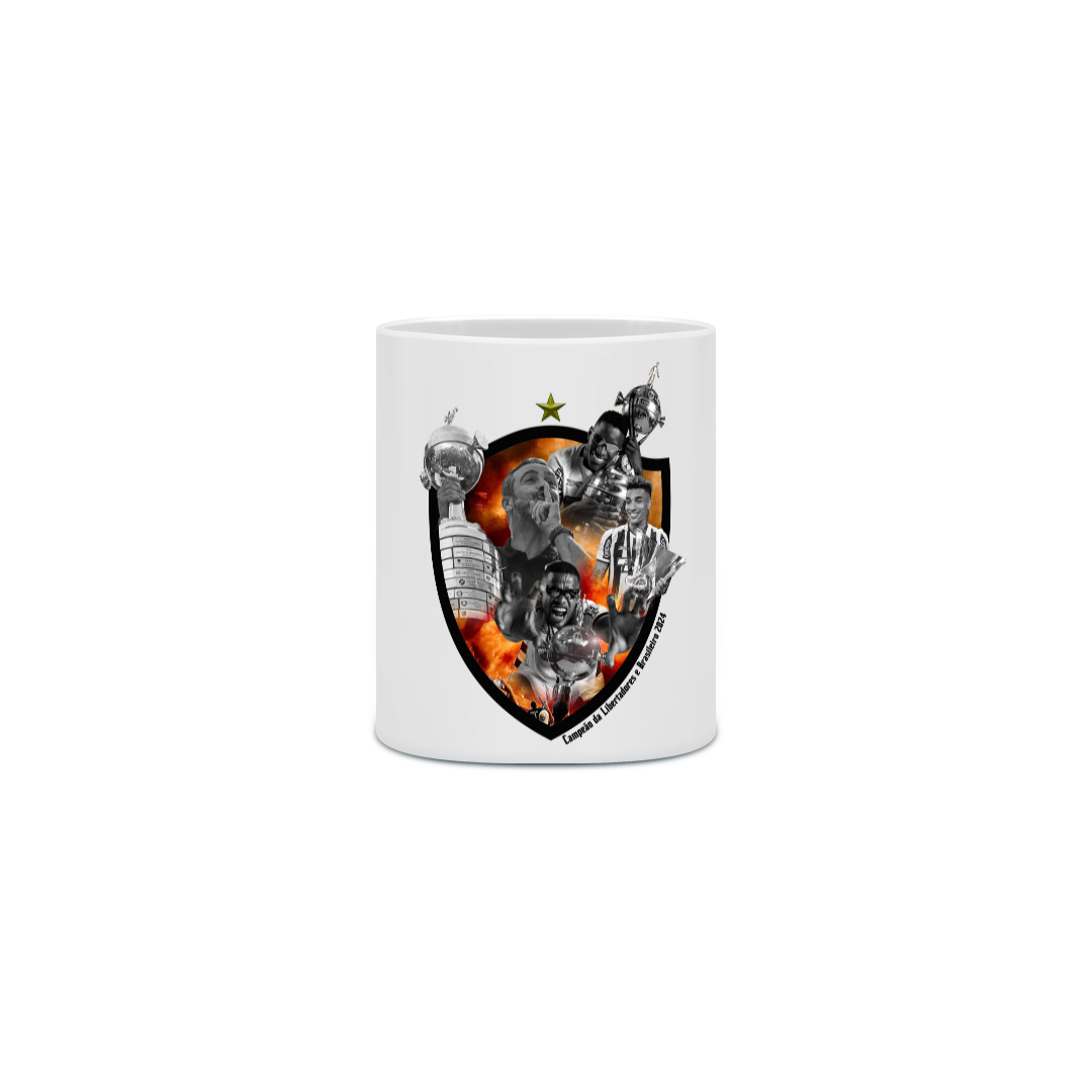 Nome do produto: Caneca Escudo Botafogo Campeão 2024