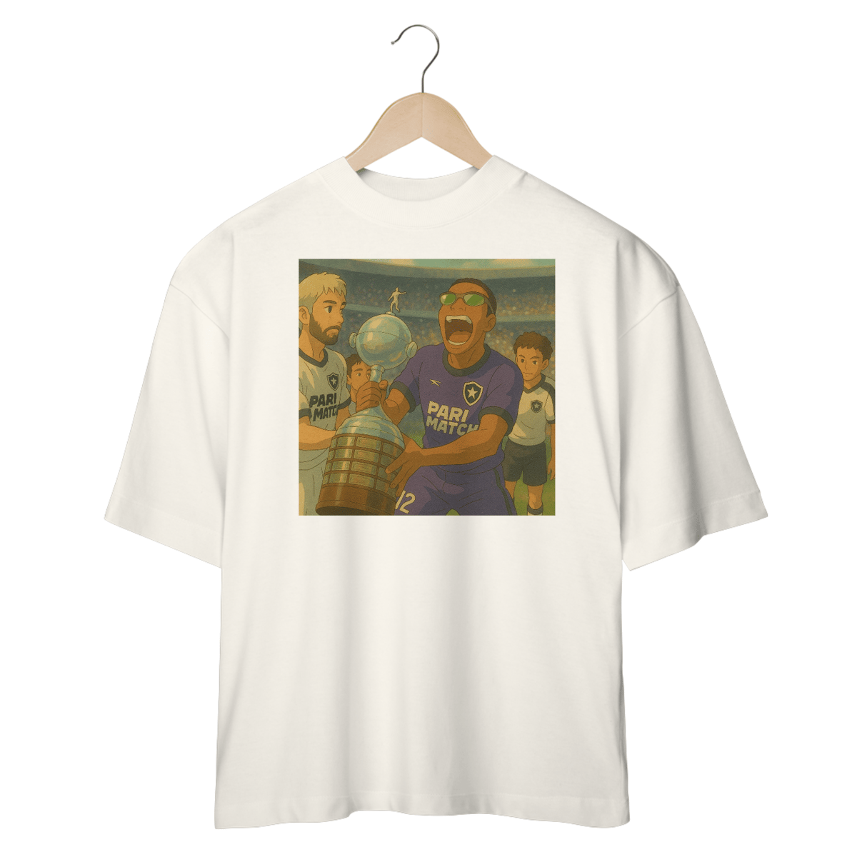 Nome do produto: Oversized Botafogo Libertadores Anime