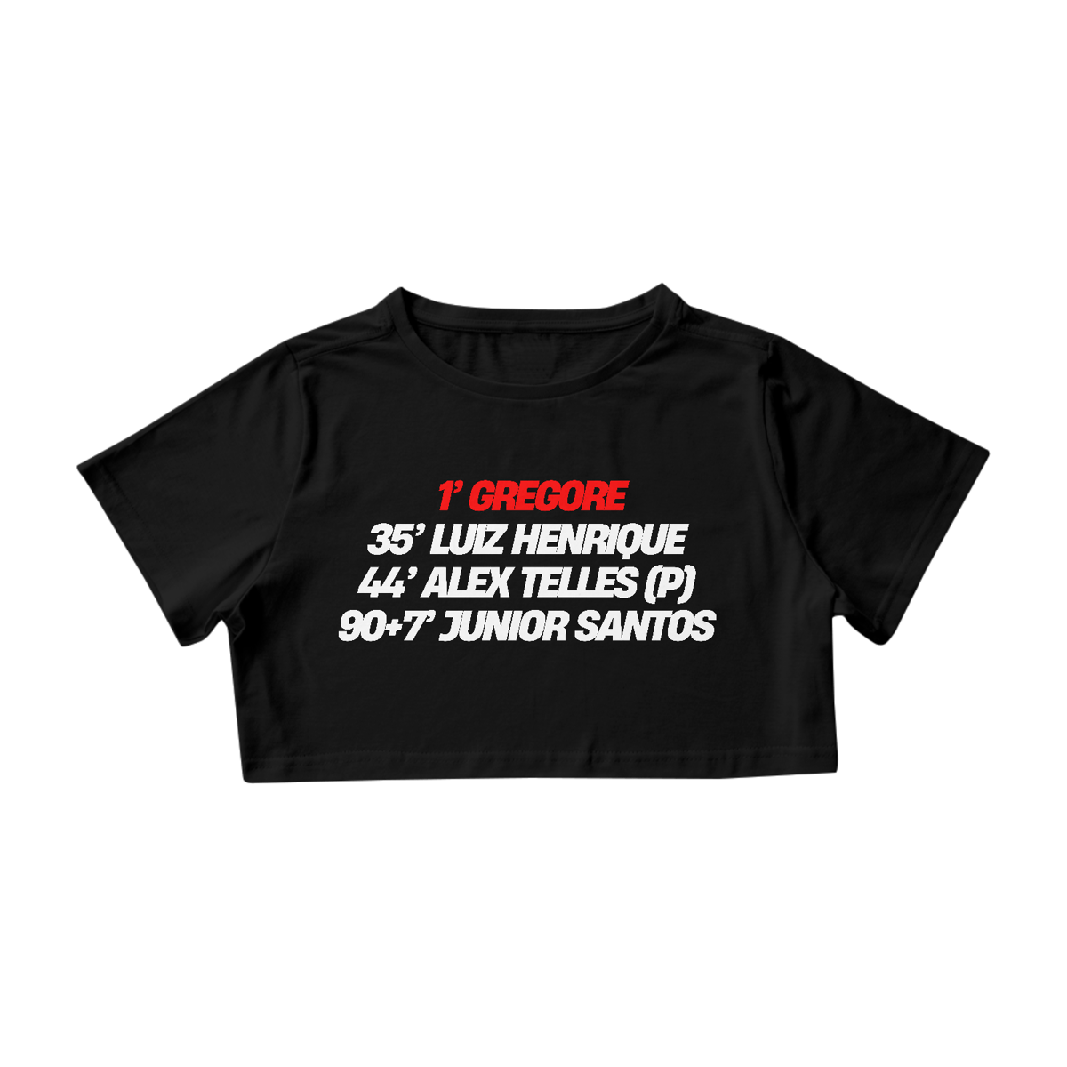 Nome do produto: Cropped Tempo Libertadores