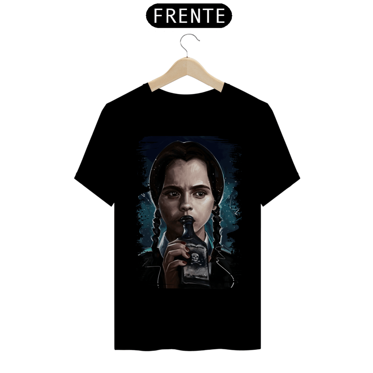 Nome do produto: Camisa Wandinha Addams