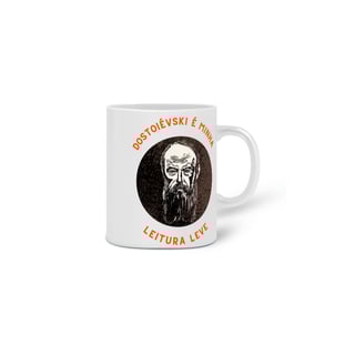 Nome do produto Caneca Dostoiévski é Minha Leitura Leve