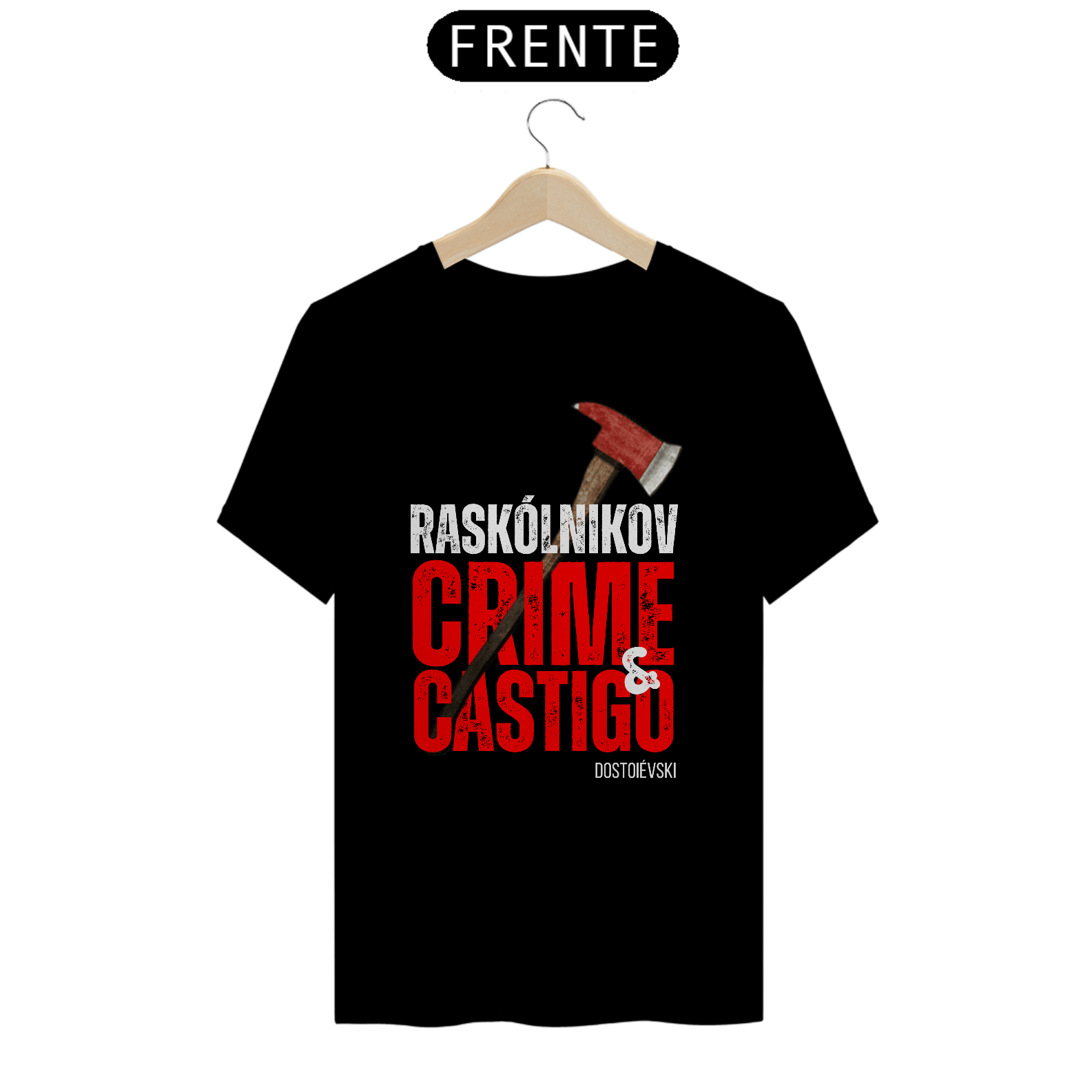 Camiseta Dostoiévski Crime e Castigo