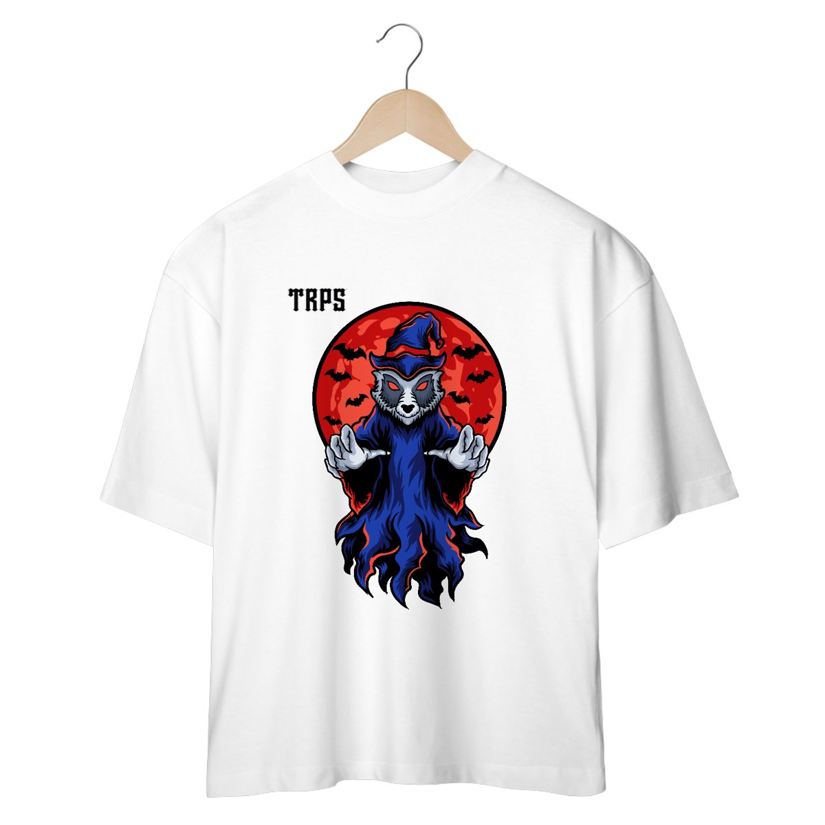 Nome do produto:  Ghost Raccoon Oversized Front