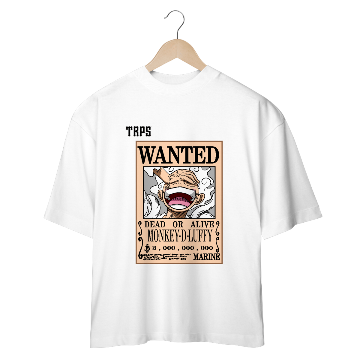 Nome do produto: Wanted Luffy Oversized Front