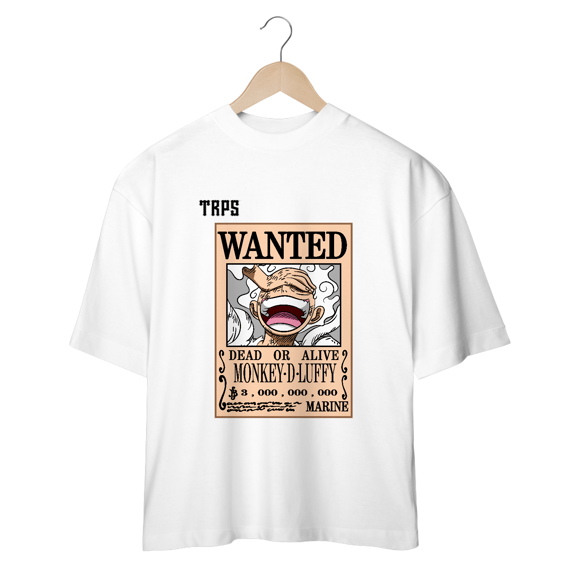 Wanted Luffy Oversized Front