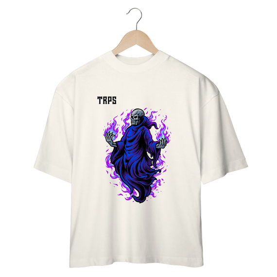 Ghost Skull Oversized Front