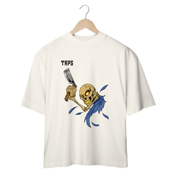 Barber Skull Oversized Front