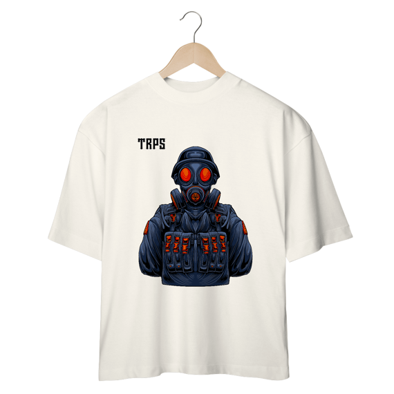 Gas Mask Oversized Front