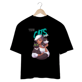 Nome do produtoLove Cats Oversized Front