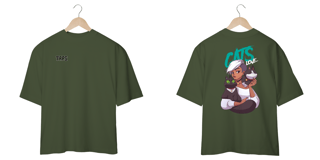 Nome do produtoLove Cats Oversized Back