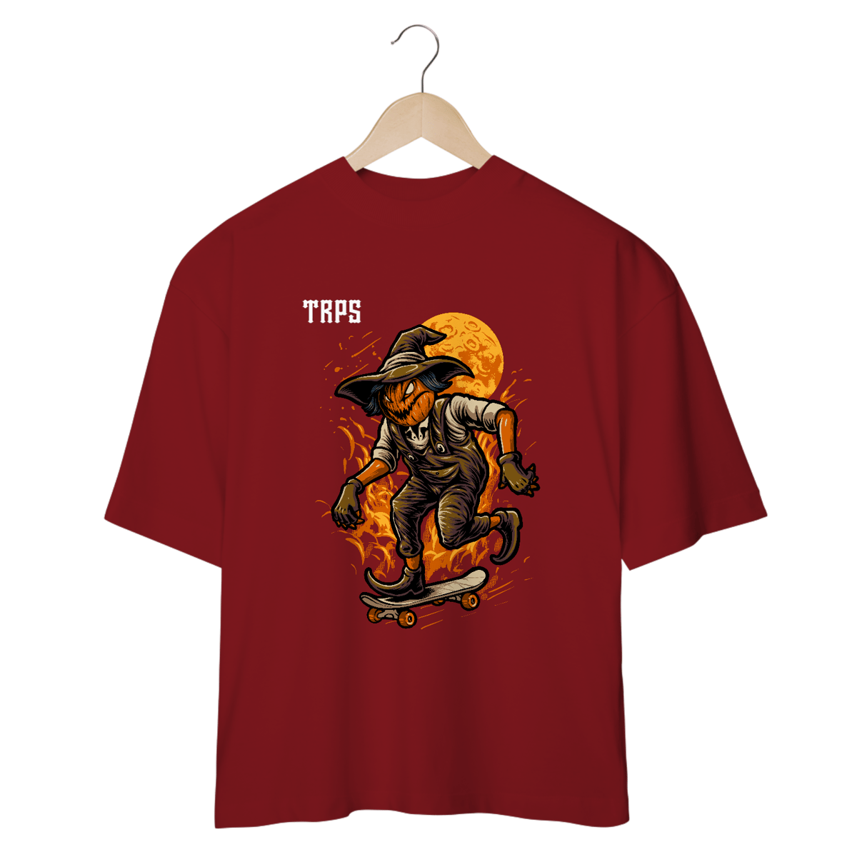 Nome do produto: Scarecrow Pumpkin Oversized Front