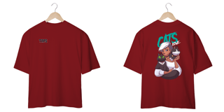 Nome do produtoLove Cats Oversized Back