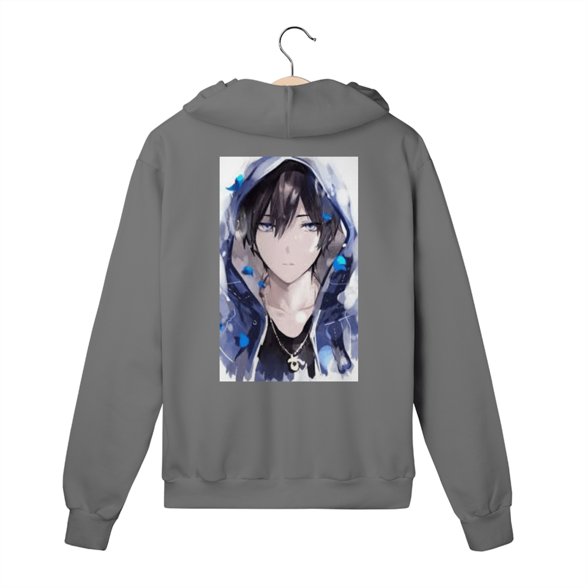 Nome do produto: Anime, agasalho cinza