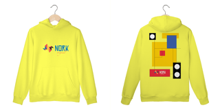 Nome do produto Casaco Moletom Canguru Nork Original Bauhaus Geometric Colorful