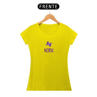 Nome do produto Camisa Nork Logo Vertical Baby Look Quality
