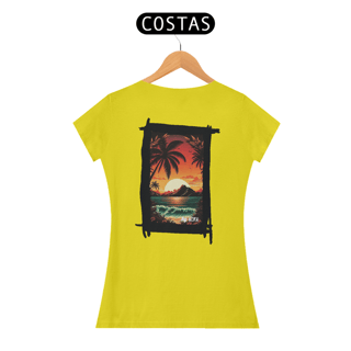 Nome do produto Camisa Nork Surf Sunset Tropics Baby Look Quality