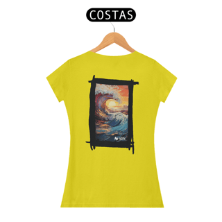 Nome do produto Camisa Nork surf Sunset Wave Motion Baby Look Quality