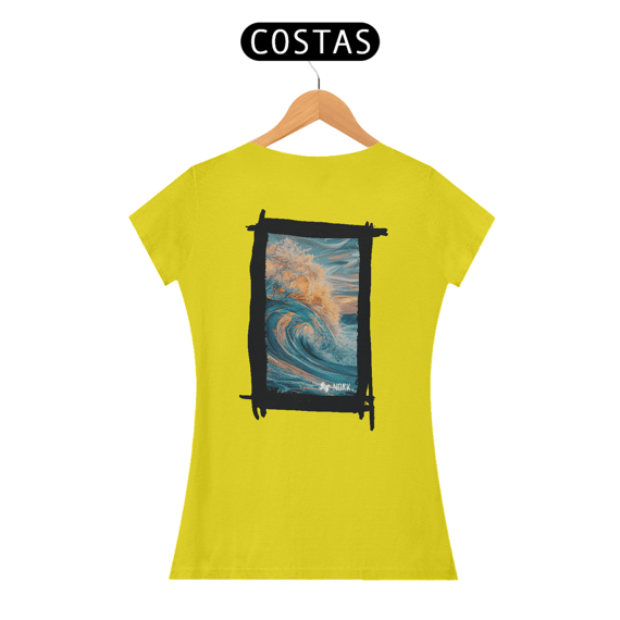 Camisa Nork Surf Majestic Wave Baby Look Quality
