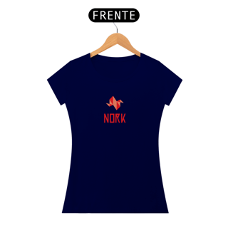 Nome do produto Camisa Nork Logo Vertical Baby Look Quality
