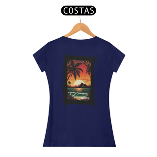 Nome do produto Camisa Nork Surf Sunset Tropics Baby Look Quality