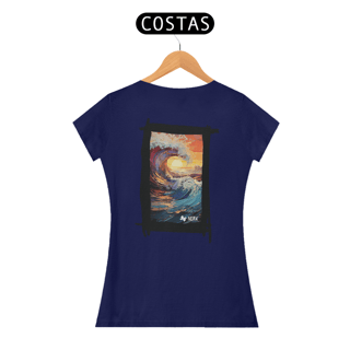 Nome do produto Camisa Nork surf Sunset Wave Motion Baby Look Quality