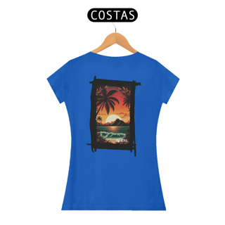 Nome do produto Camisa Nork Surf Sunset Tropics Baby Look Quality