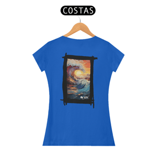 Nome do produto Camisa Nork surf Sunset Wave Motion Baby Look Quality