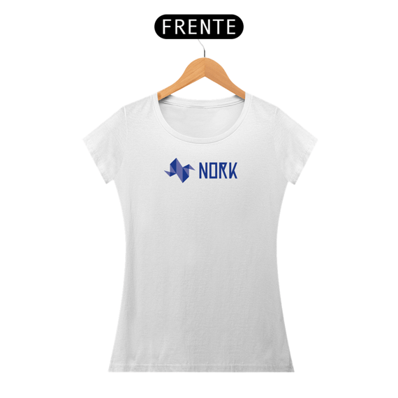 Camisa Nork Logo Horizontal Baby Look Quality