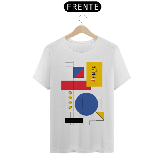 Camisa Nork Original Bauhaus Geometric Design Pima