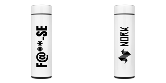 Garrafa Térmica Nork F@**-se - 400ml